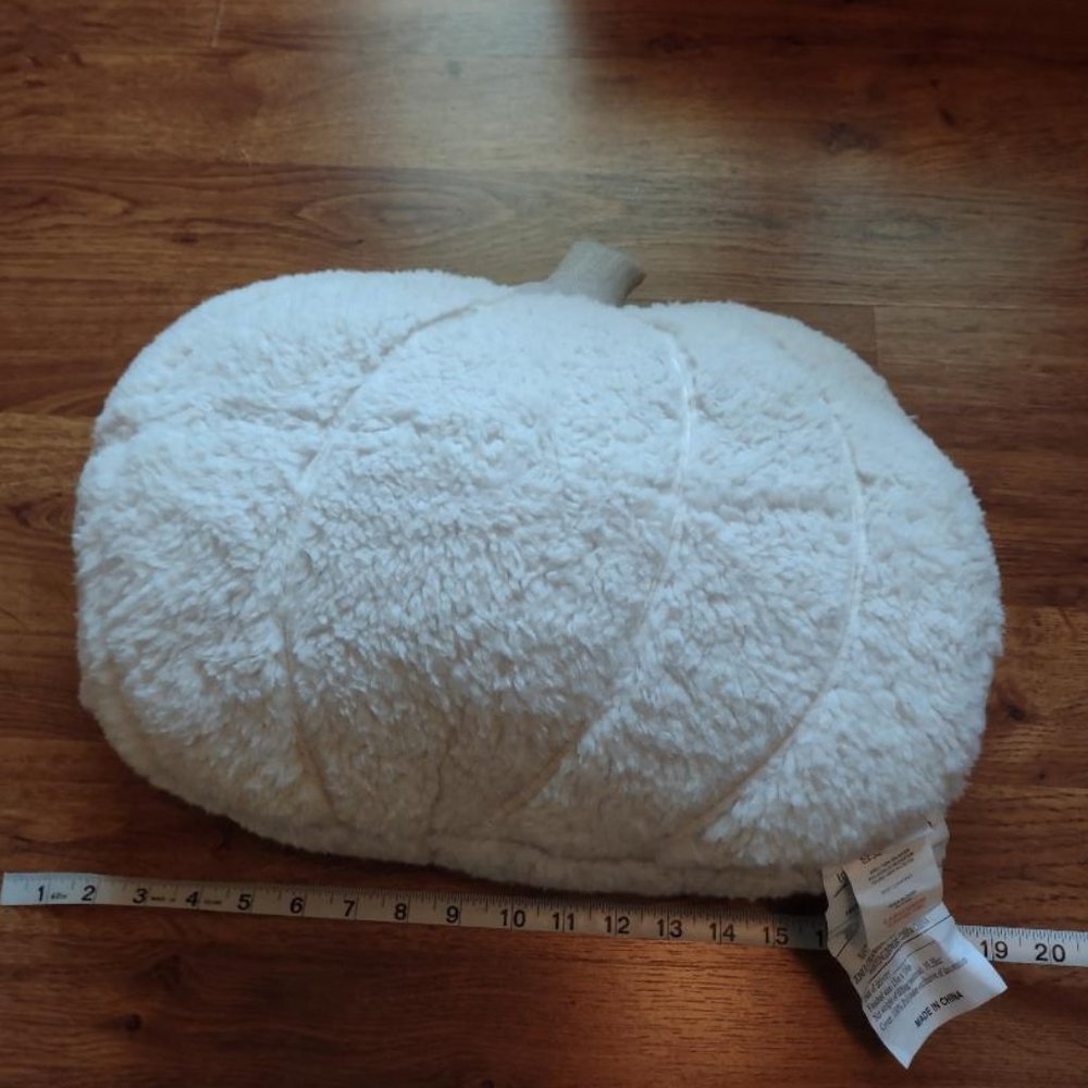 ***NEW*** White Pumpkin Pillow